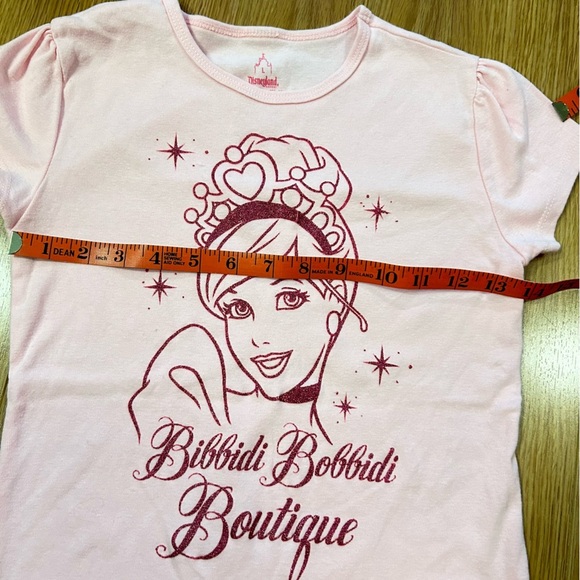 DISNEY WORLD BIBBIDI BOBBIDI BOUTIQUE CINDERELLA PINK TEE - Picture 8 of 10